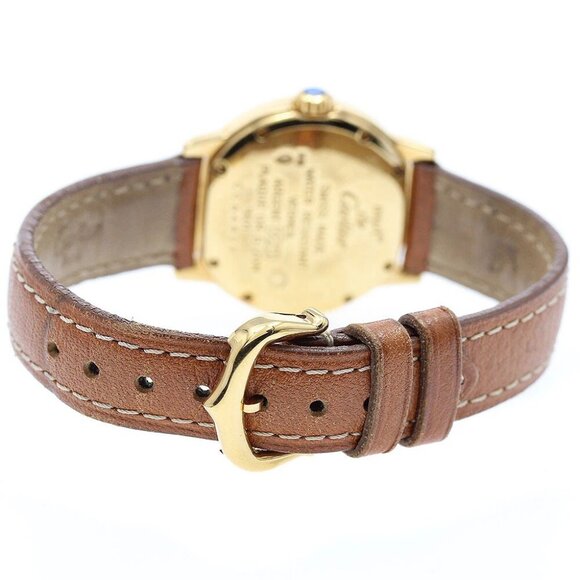 CARTIER Must Rondo SM W1008743 beige Dial Quartz Ladies Watch